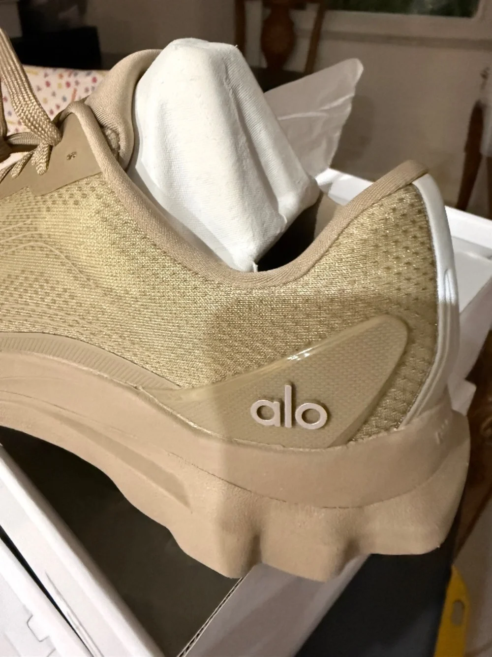 ALO Runner sneakers, size M 10.5; W 12; color Gravel; NEW with tags